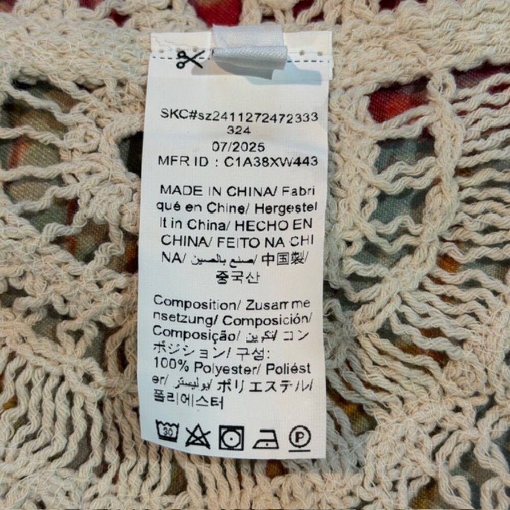 🆕Brand Unknown Crochet Vest in Ivory/Cream Size Small - Picture 7 of 7